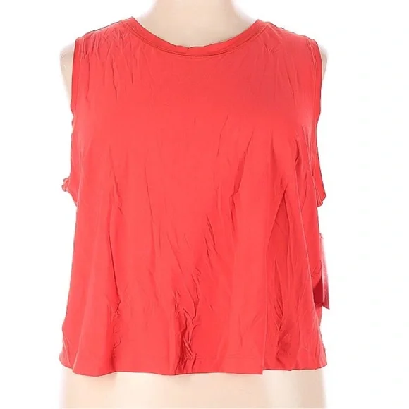 Athleta Women's Orange Tank Top - Picture 3 of 7